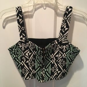 Fun and Flirty Geometric Crop Top